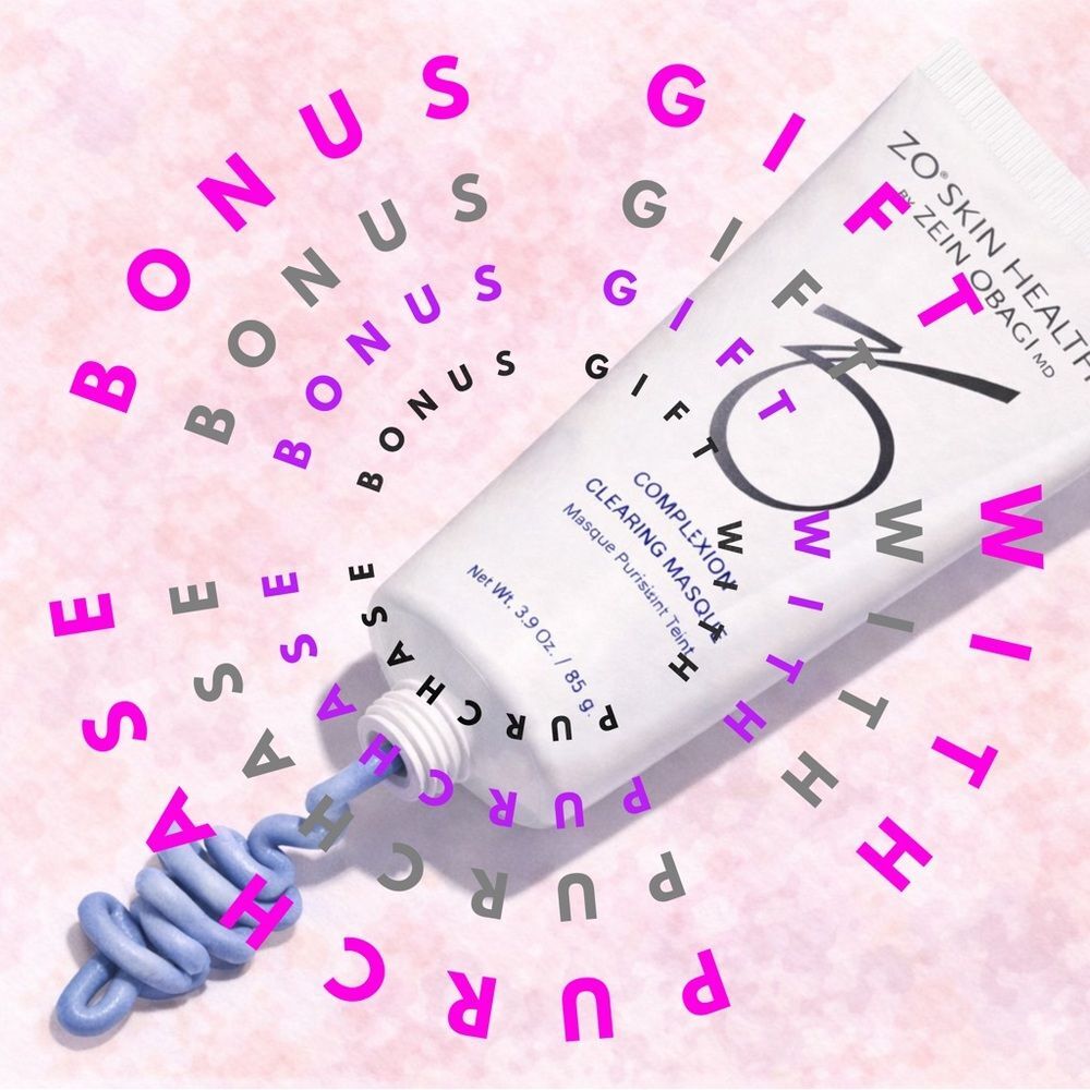 ZO AOX Serum + Complexion Clearing Masque, Brightening Mask, travel bag $185 val - Picture 6 of 15